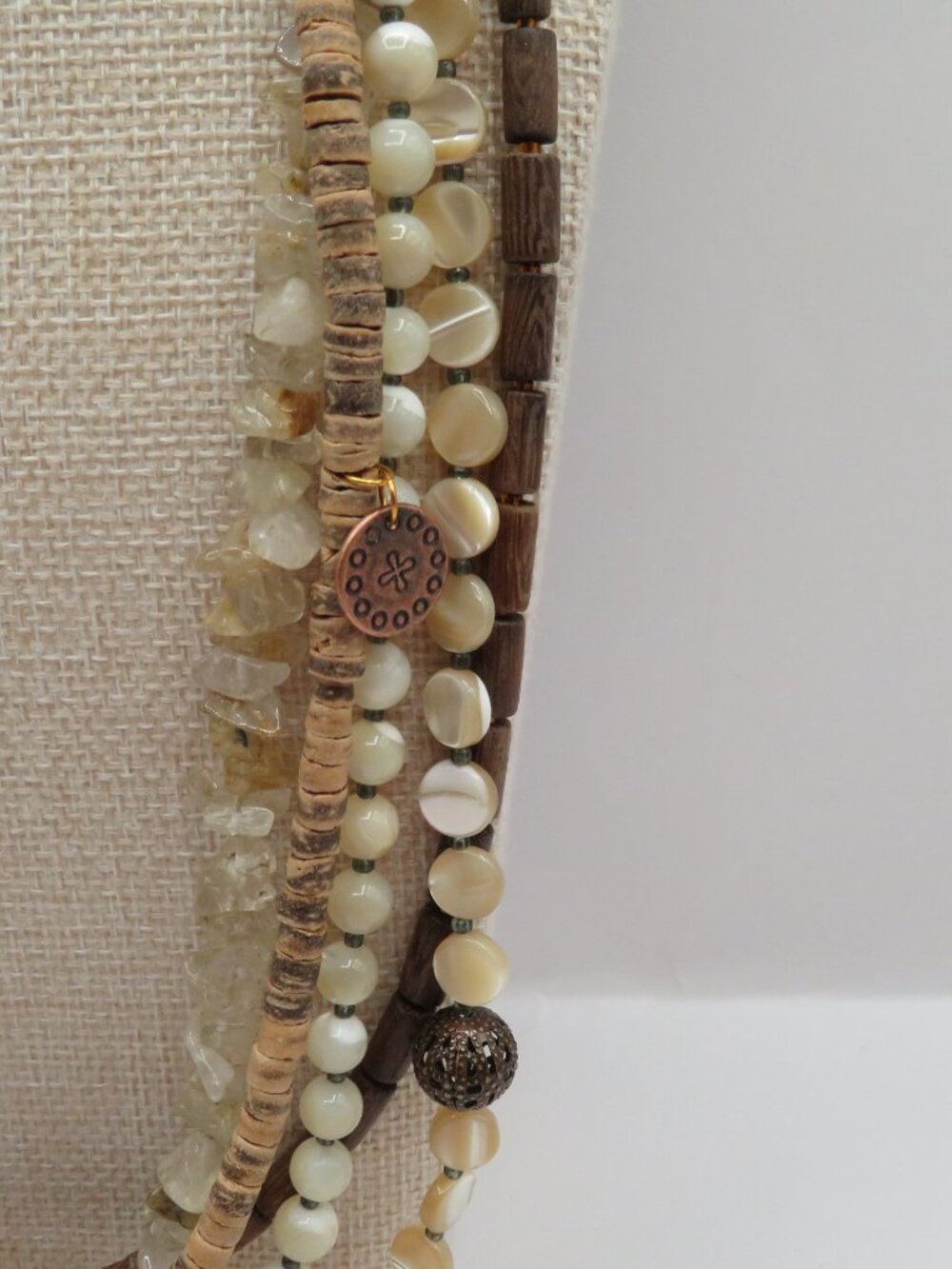 Beaded Multi-Strand Necklace - Picture 3 of 14